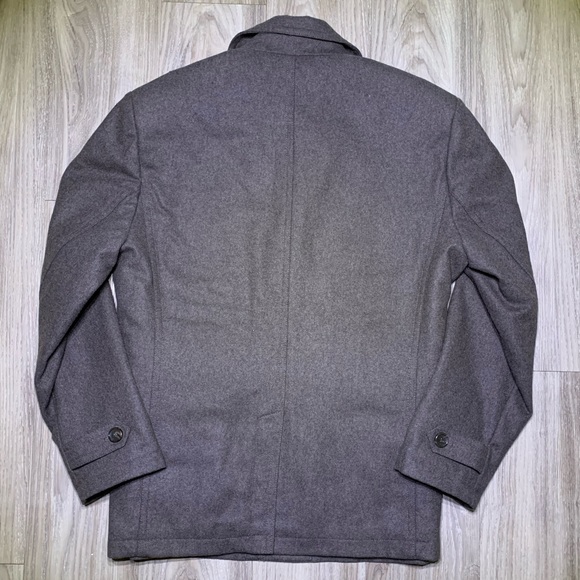 Wool Peacoat Brown Jacket - Picture 3 of 7